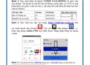 Hướng dẫn kiểm tra trực tuyến trên hệ thống Vnedu E-Learning