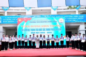 Liên đội THCS Nguyễn Lương Bằng tổ chức Đại hội Cháu ngoan Bác Hồ năm học 2025 – 2026